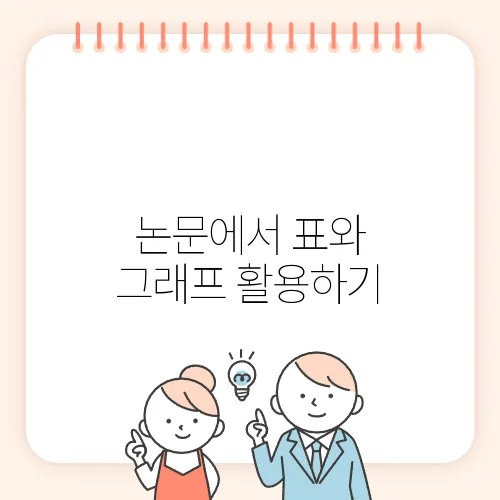 논문에서 표와 그래프 활용하기
