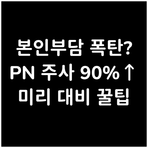 2024년 무릎 연골 주사 PN 90..
