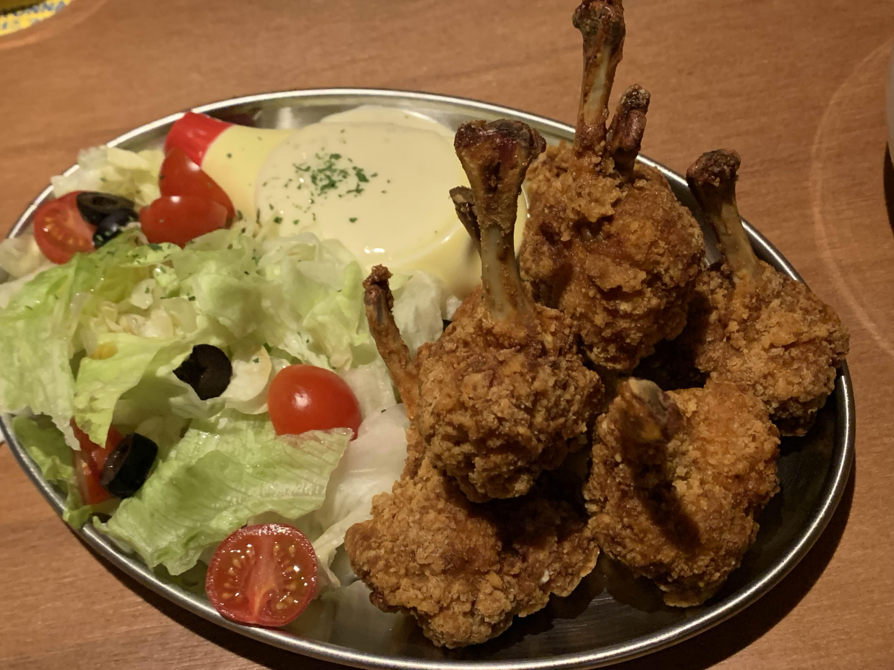 튤립 가라아게 한 상 차림