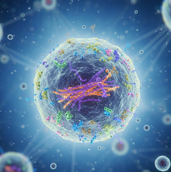 엑소좀을 나타내는 사진