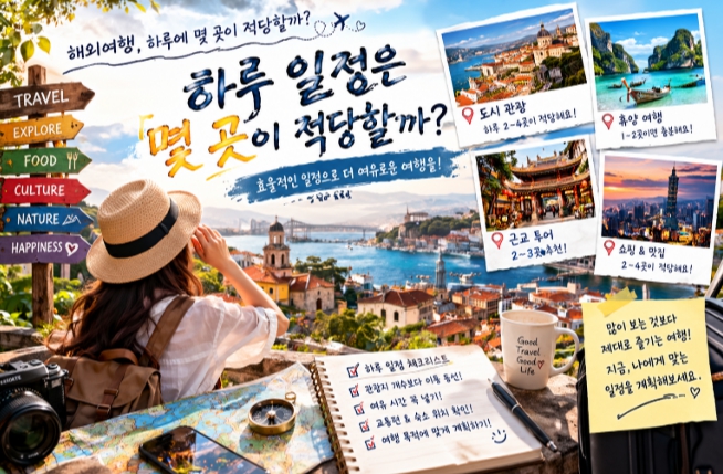 해외여행시 일정 관리하는방법