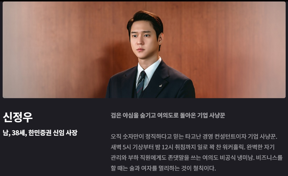 언더커버 미쓰홍 등장인물