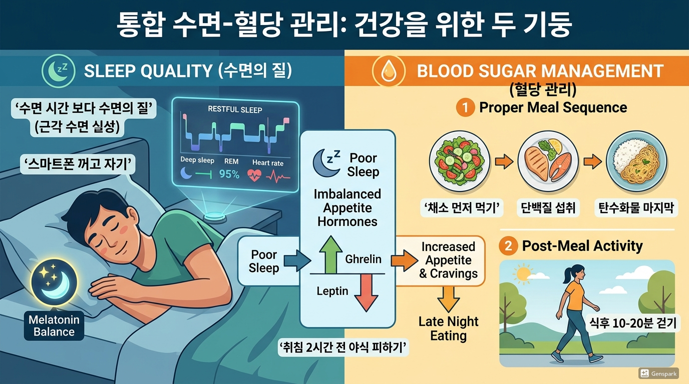 수면&middot;혈당 통합 관리가 중요한 이유