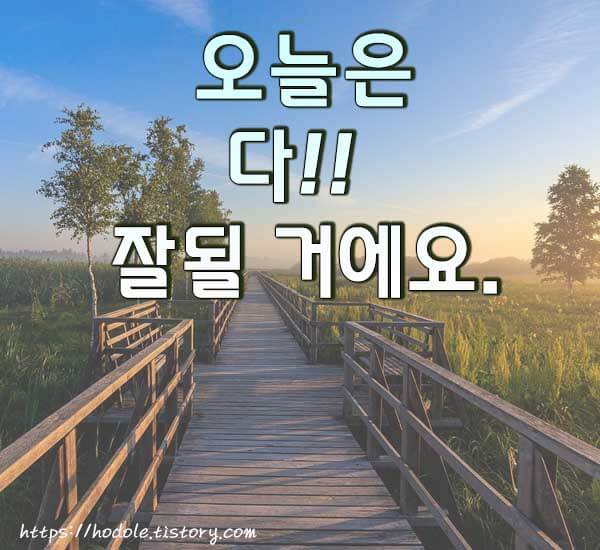 잘될거에요