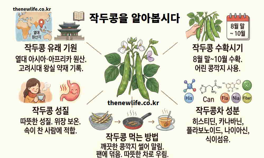 작두콩차 효능 기본정보