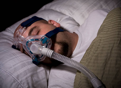양압기-착용-사진(CPAP)