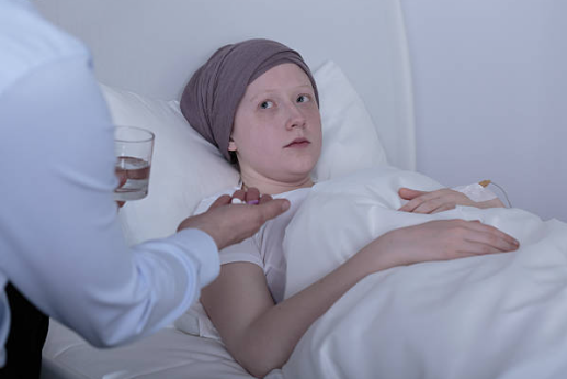 암이 재발한 여성