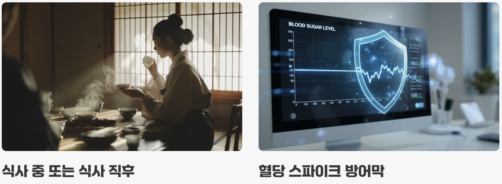 여주차 먹는법, 마시는 황금 시간대, '식후'를 노려라