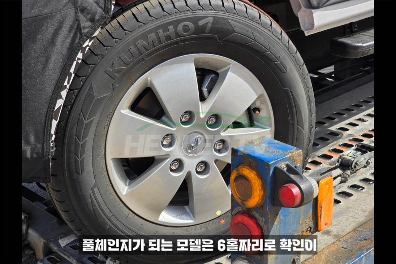현대자동차 포터 3 풀체인지 테스트카
