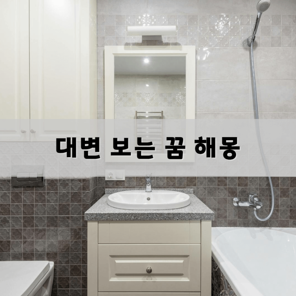 대변-보는-꿈-해몽-풀이의-의미와-해석