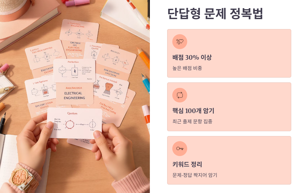 단답형 문제 정복 전략입니다.