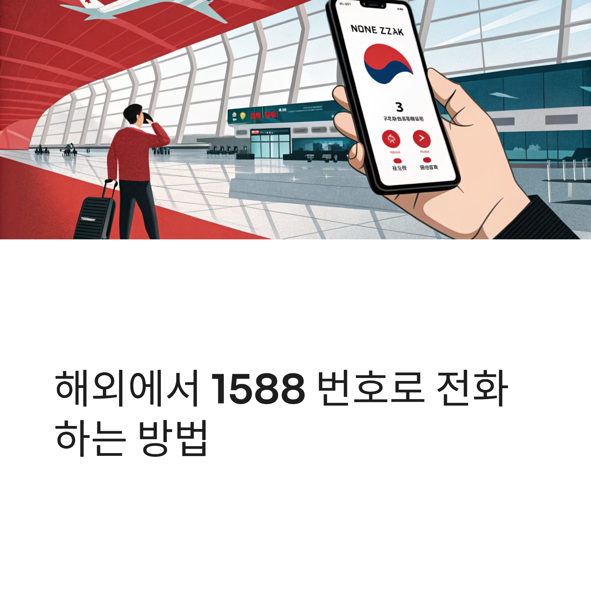 해외에서 1588 번호로 전화 거는 가장 확실한 방법