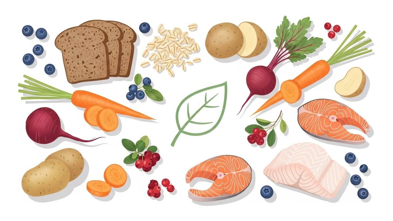 혈관 건강에 최적화된 북유럽식 식단의 기본 구조