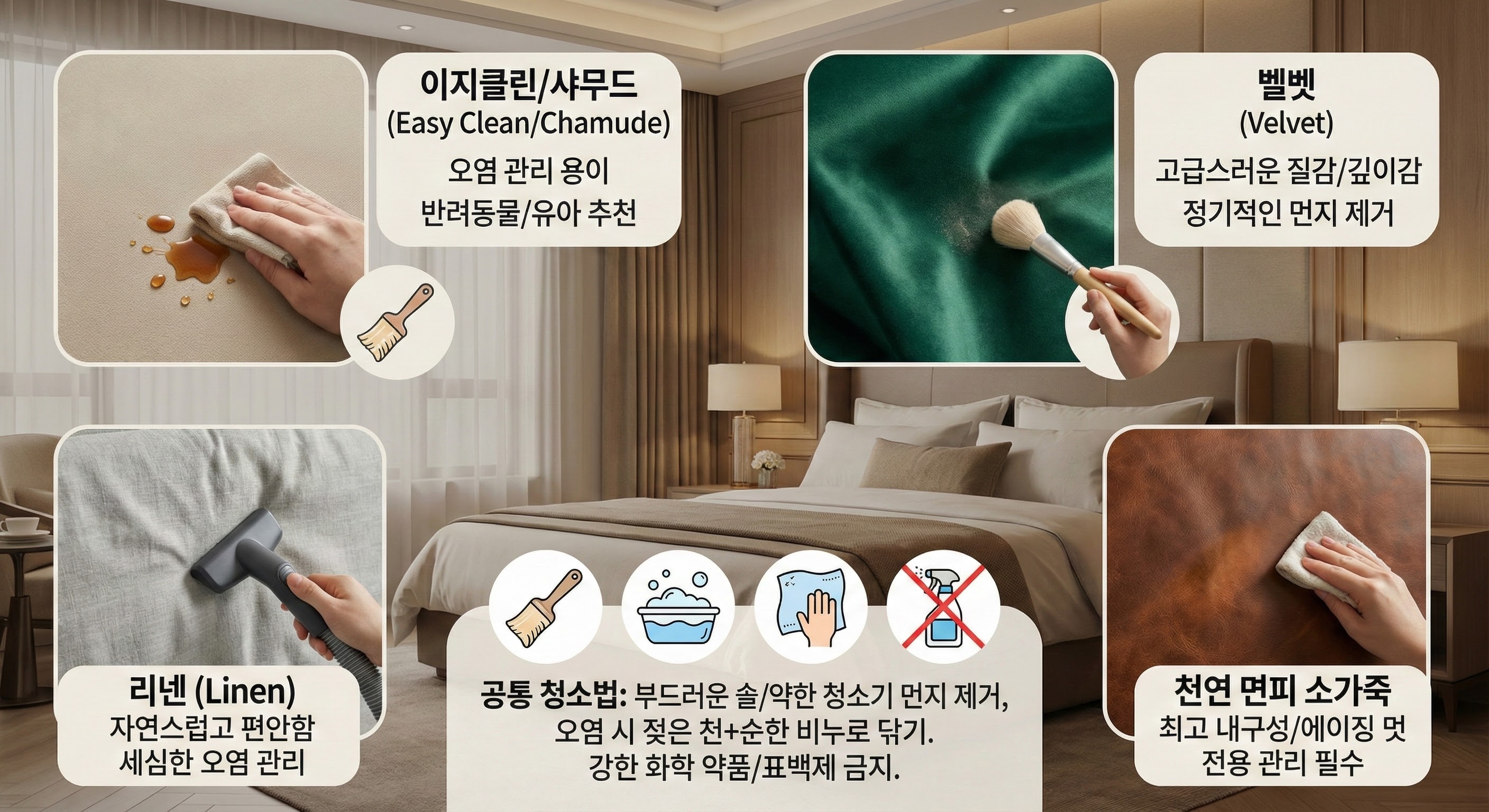 실용적인 청소 및 관리법