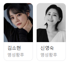 명성황후 출연진