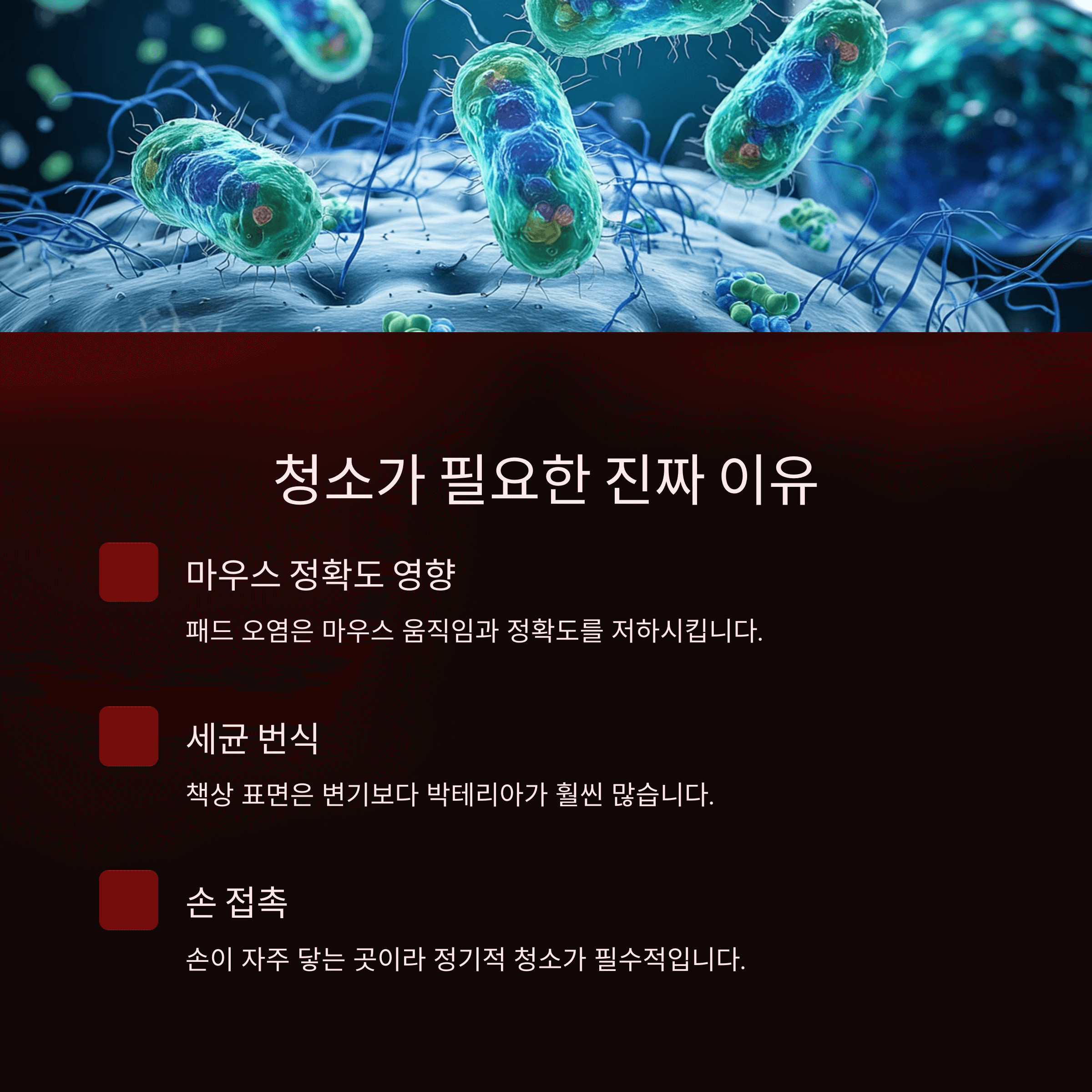 마우스 패드 청소의 모든 것