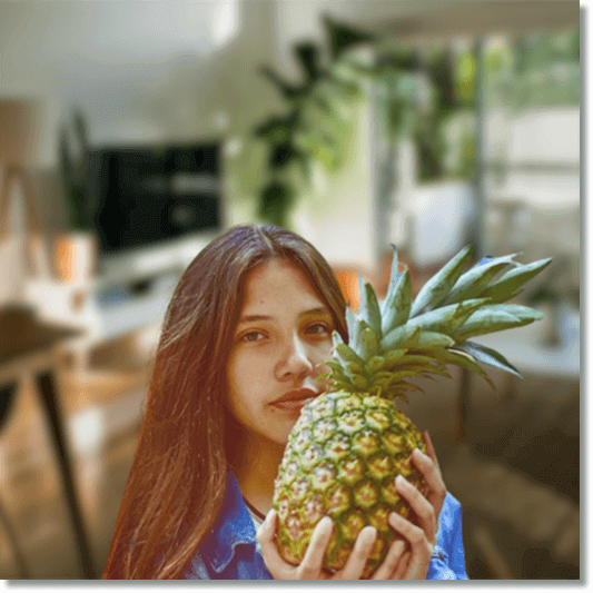 퀘르세틴 브로멜라인 효능, 파인애플 들고 있는 여성