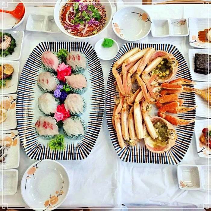 속초, 영금정, 동명항 맛집 현지인 맛집, 살 수율 대박, 대게 요리