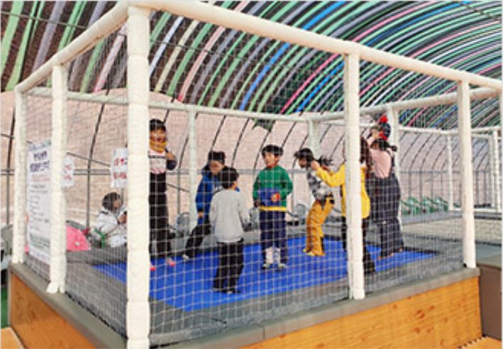 충남 청양 알프스마을 칠갑산 얼음분수축제