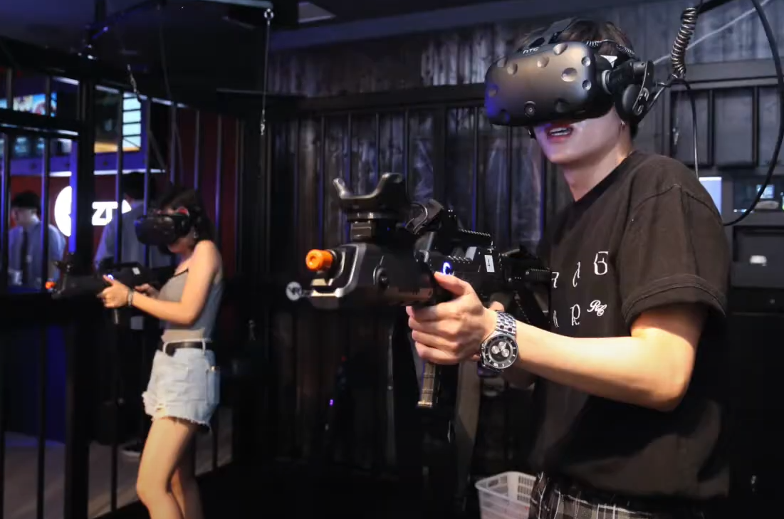 VR 체험 사진