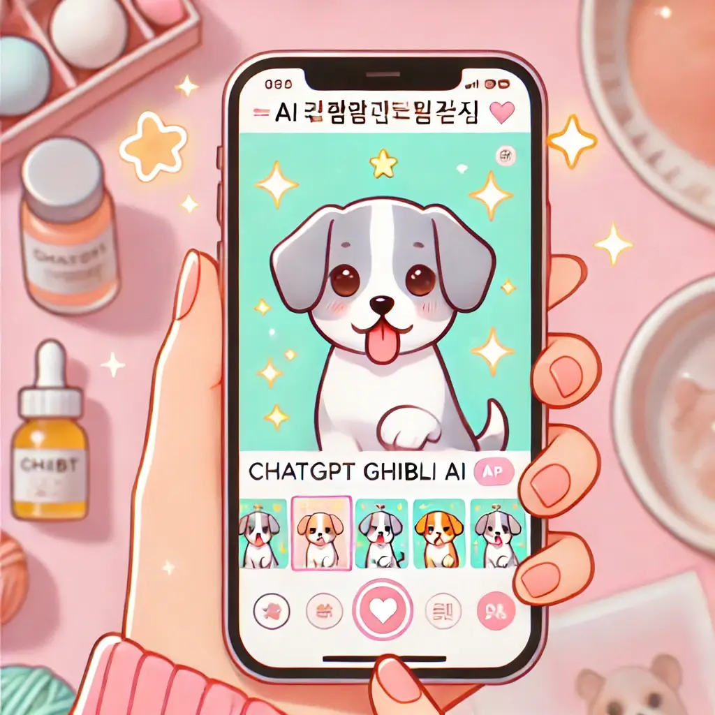 요즘 대세! 챗GPT 지브리 AI 앱으로 내 사진을 지브리 애니처럼!