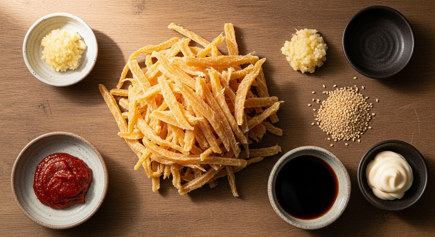 황태채 무침 만드는 법