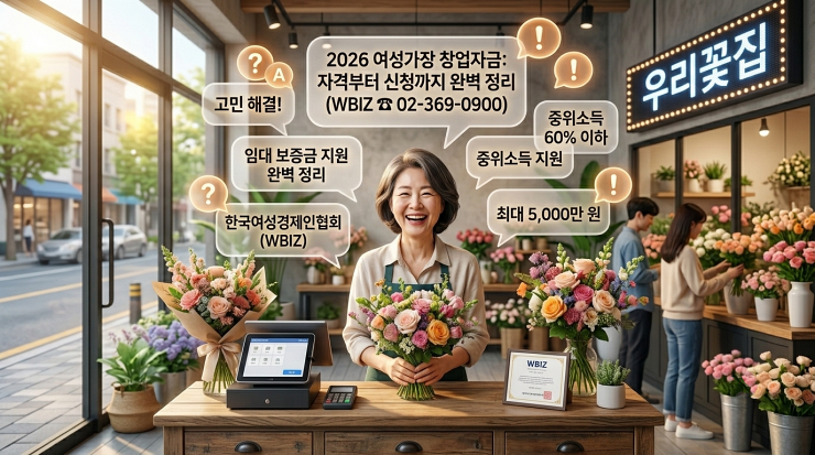 2026 여성가장 창업자금지원 자격부터 신청까지