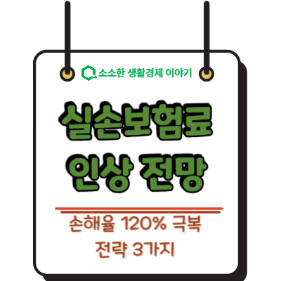 2026 실손보험료 인상 전망, 손해율 120% 극복 전략 3가지