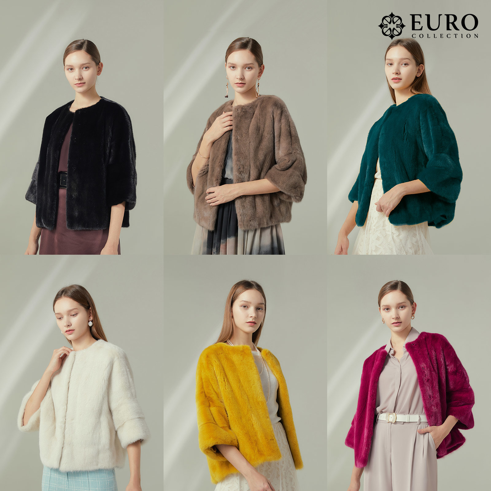 유로컬렉션 21FW 휘메일 풀스킨 밍크 자켓