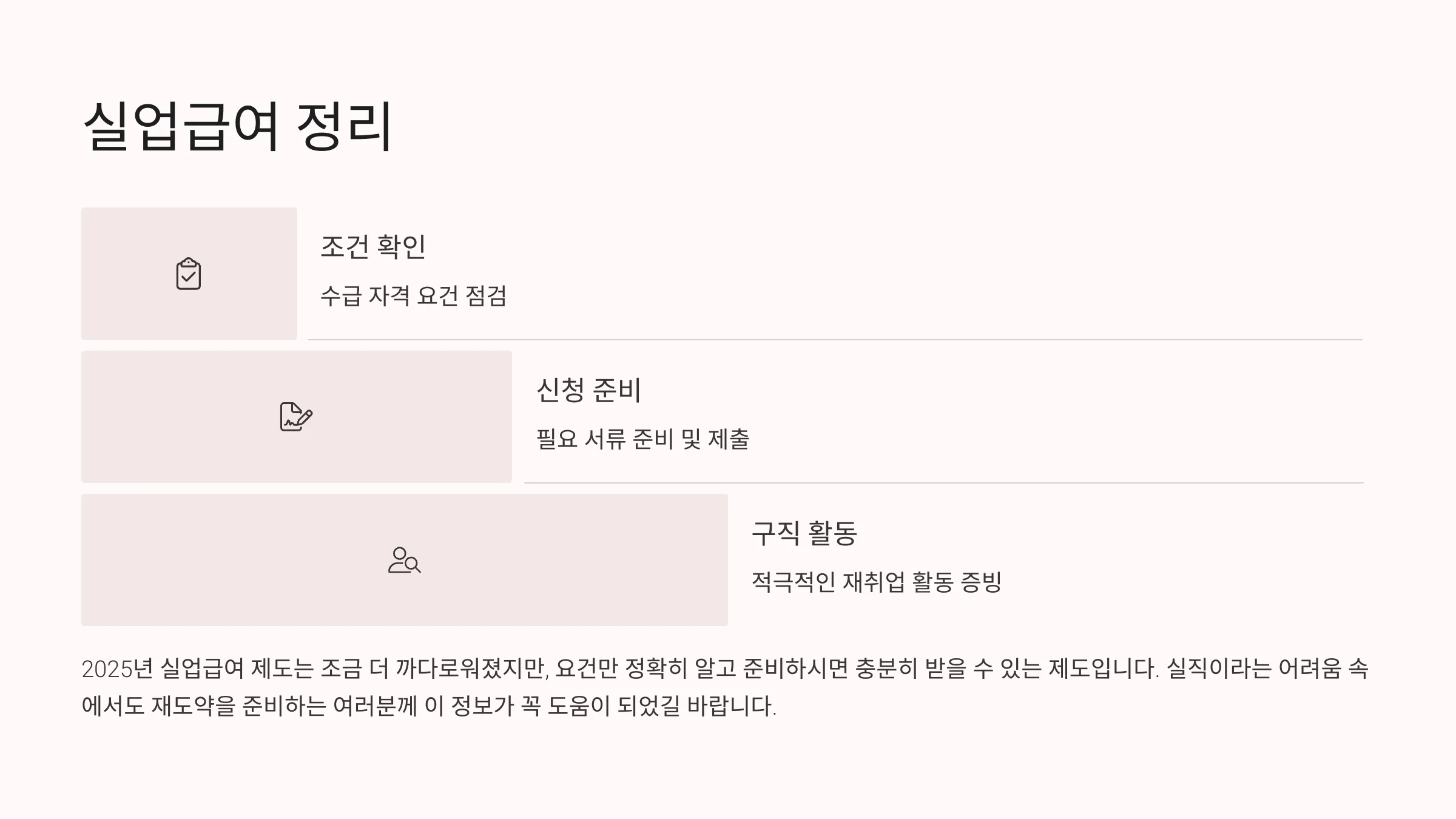 실업급여 정리