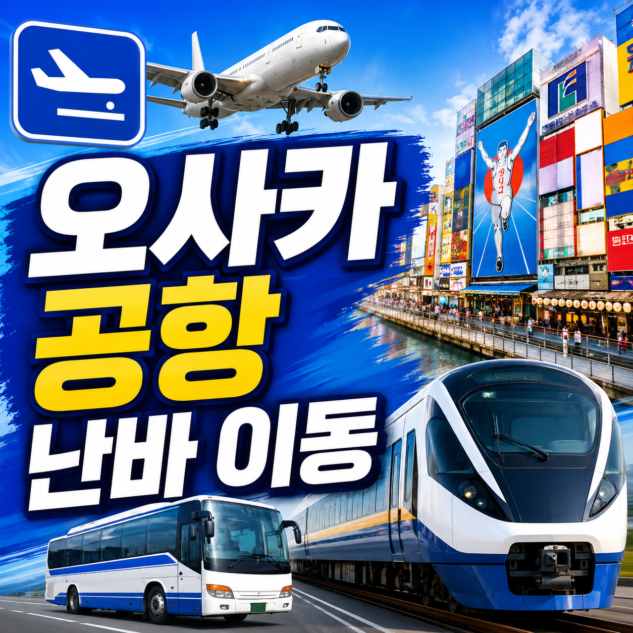 오사카 공항 난바 이동