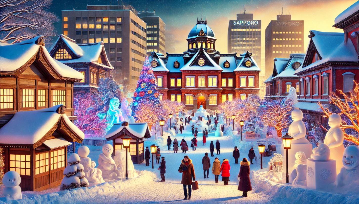 일본 삿포로 분위기