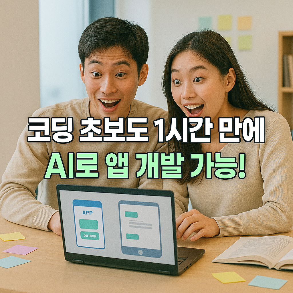 코딩 초보도 AI로 앱 개발 가능