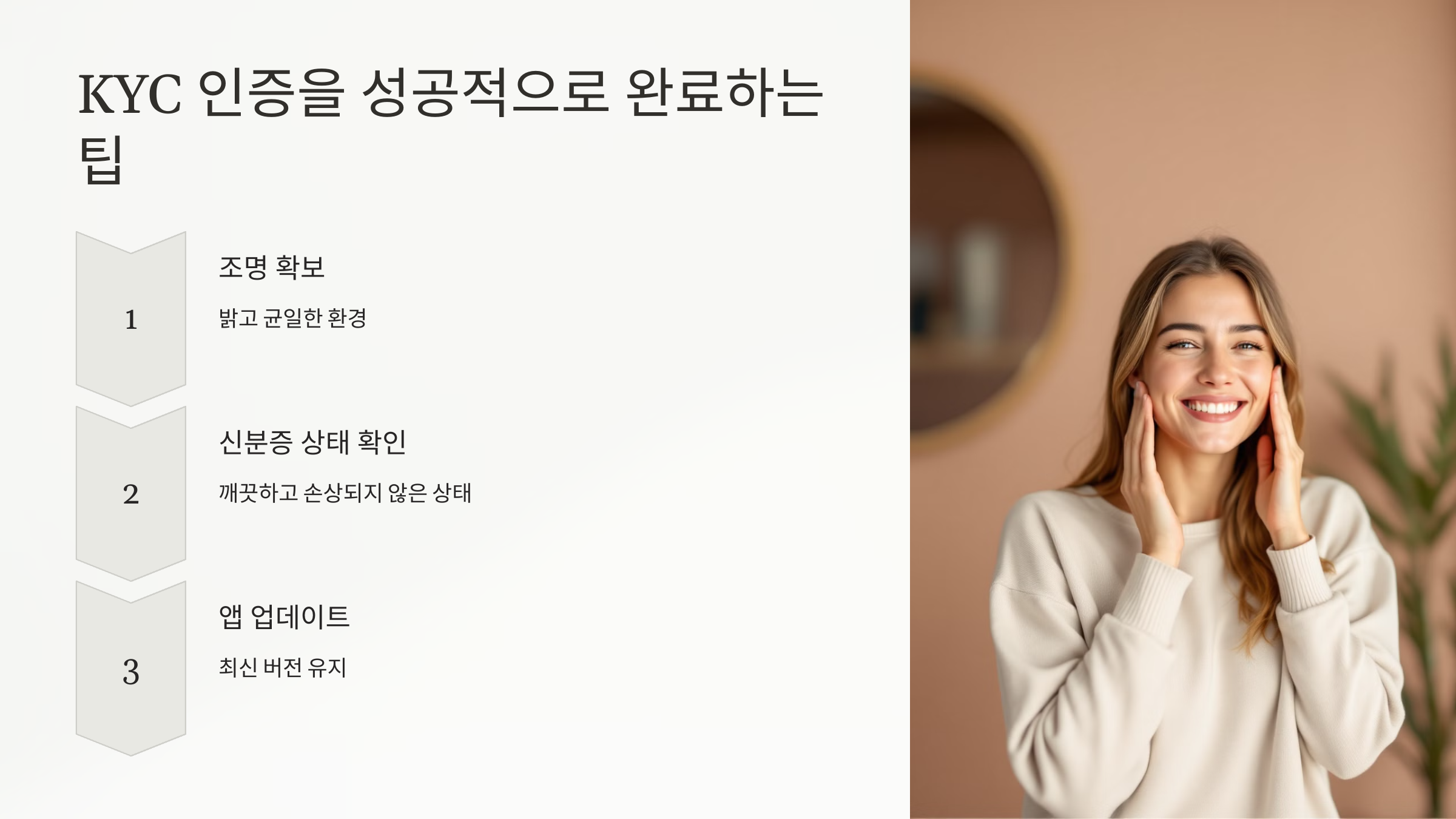 KYC 인증을 성공적으로 완료하는 팁