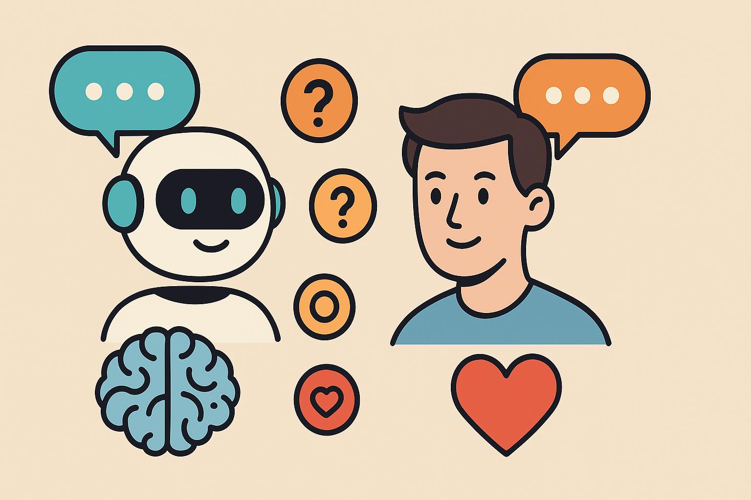 인간과 챗GPT의 감정과 대화 차이