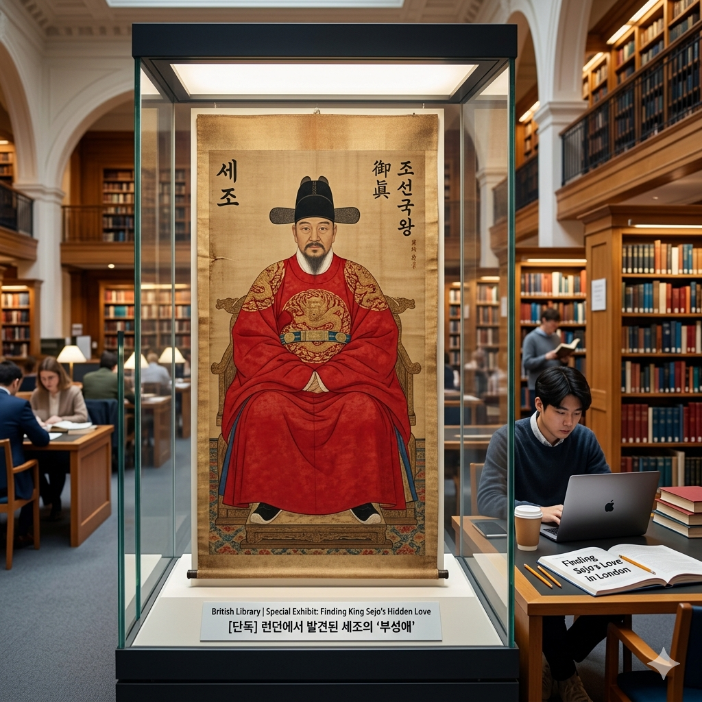 세조 초상화와 도서관