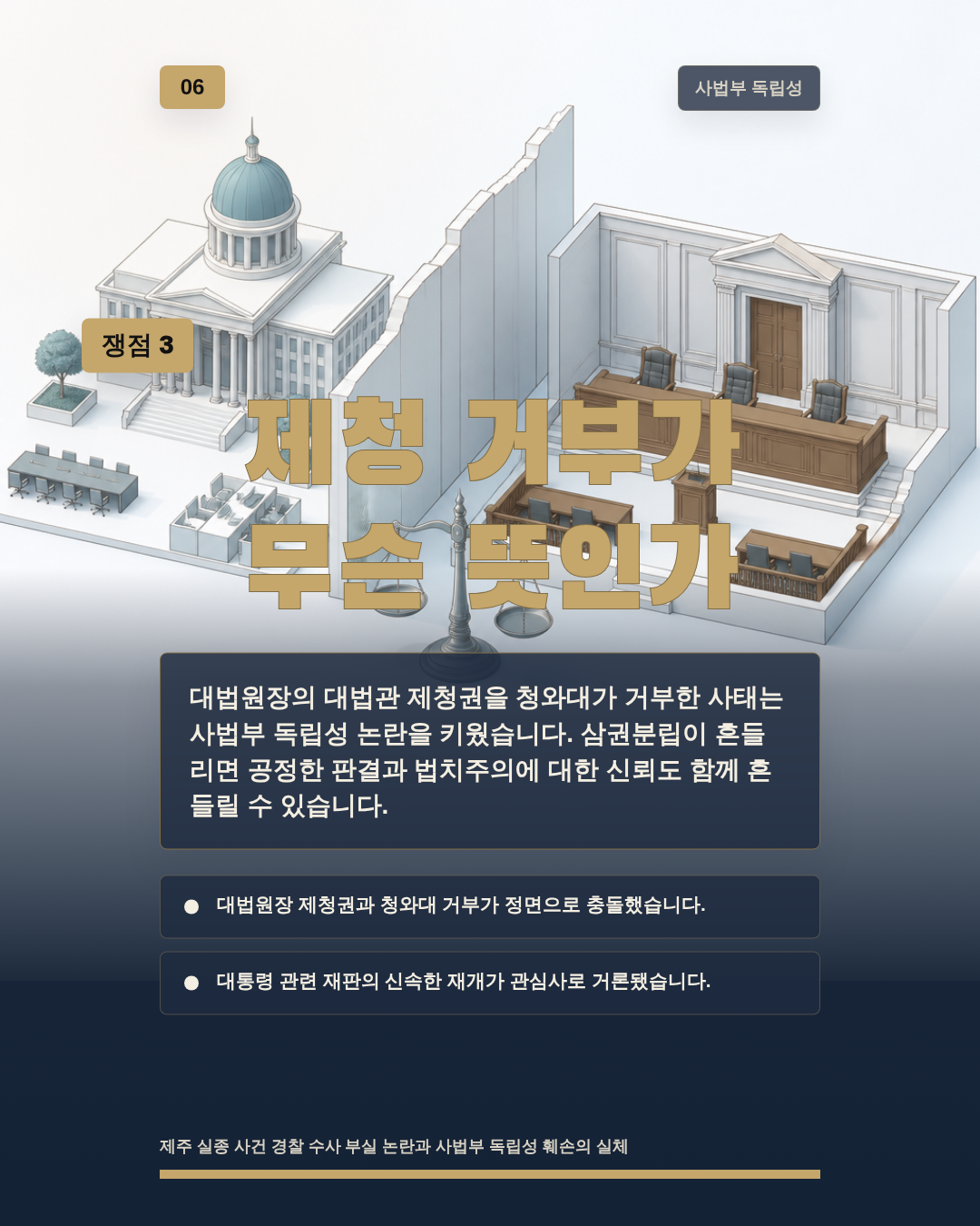 제청 거부가 무슨 뜻인가