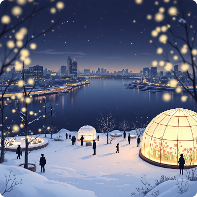 한강페스티벌 겨울 봄ON한강 가상 이미지