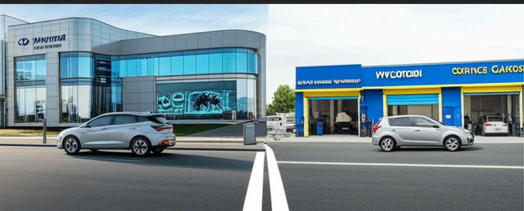 현대자동차 하이테크 센터와 블루핸즈 ..