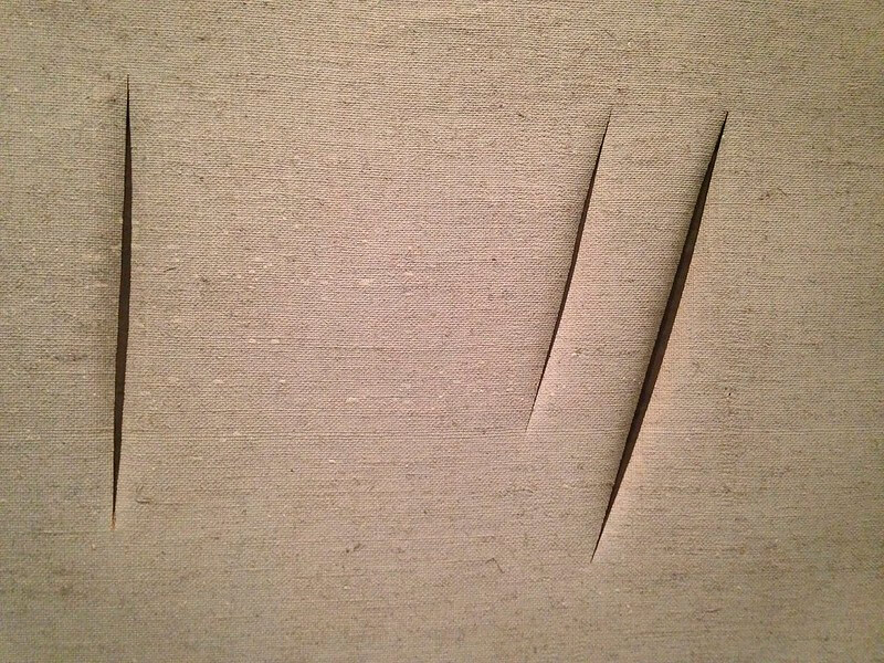 Lucio Fontana
Mus&eacute;e d'Art Moderne de la Ville de Paris - Paris - France - July 23 2014