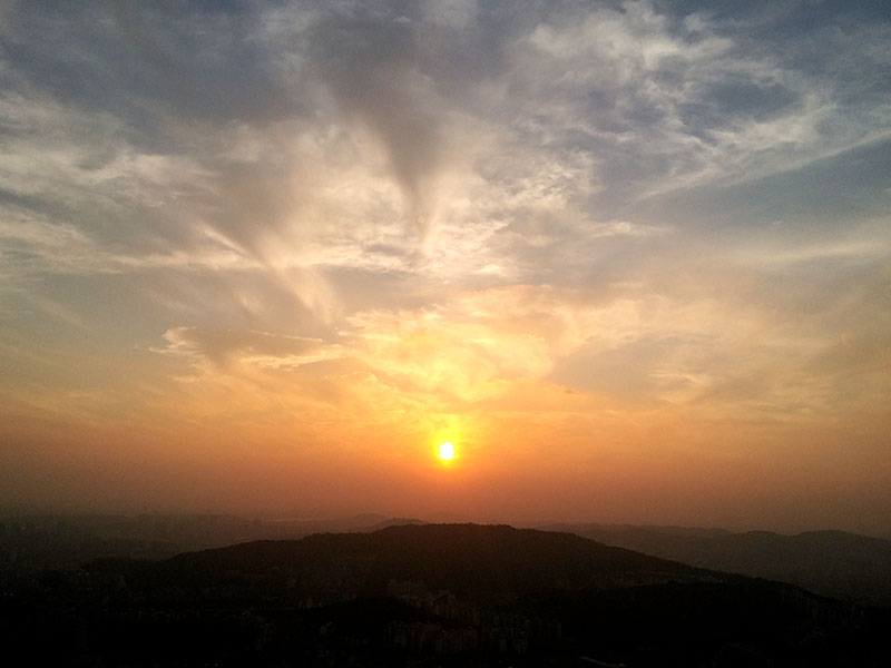 인왕산 선셋컬러(Sunset Color) 