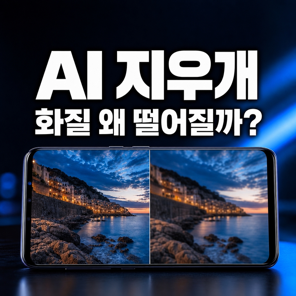 갤럭시 AI 지우개 화질 저하 이유와 해결법