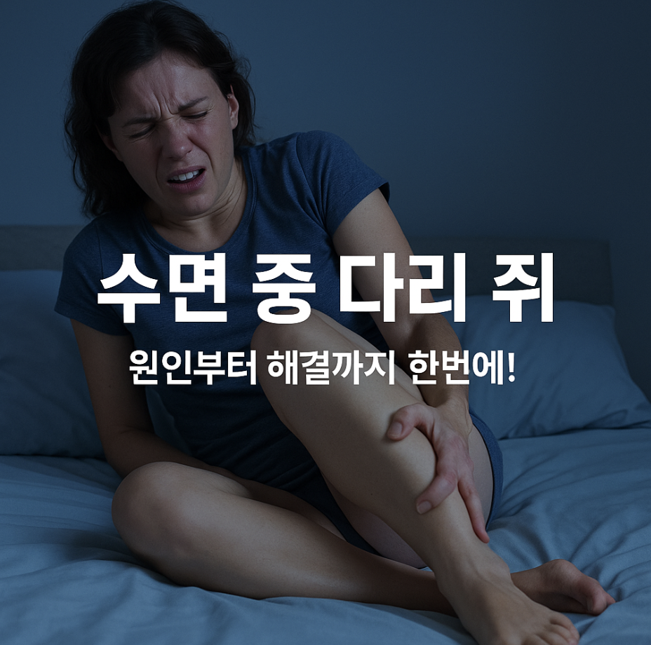 수면 중 다리 쥐, 원인부터 해결까지 한번에!