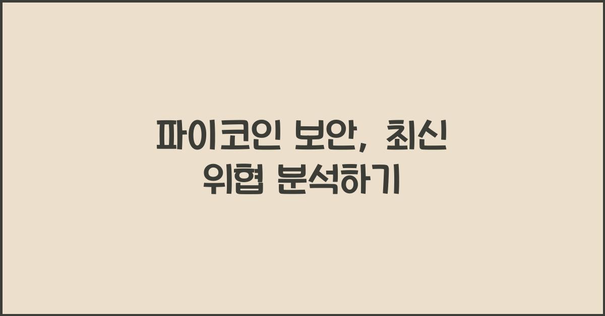 파이코인 보안