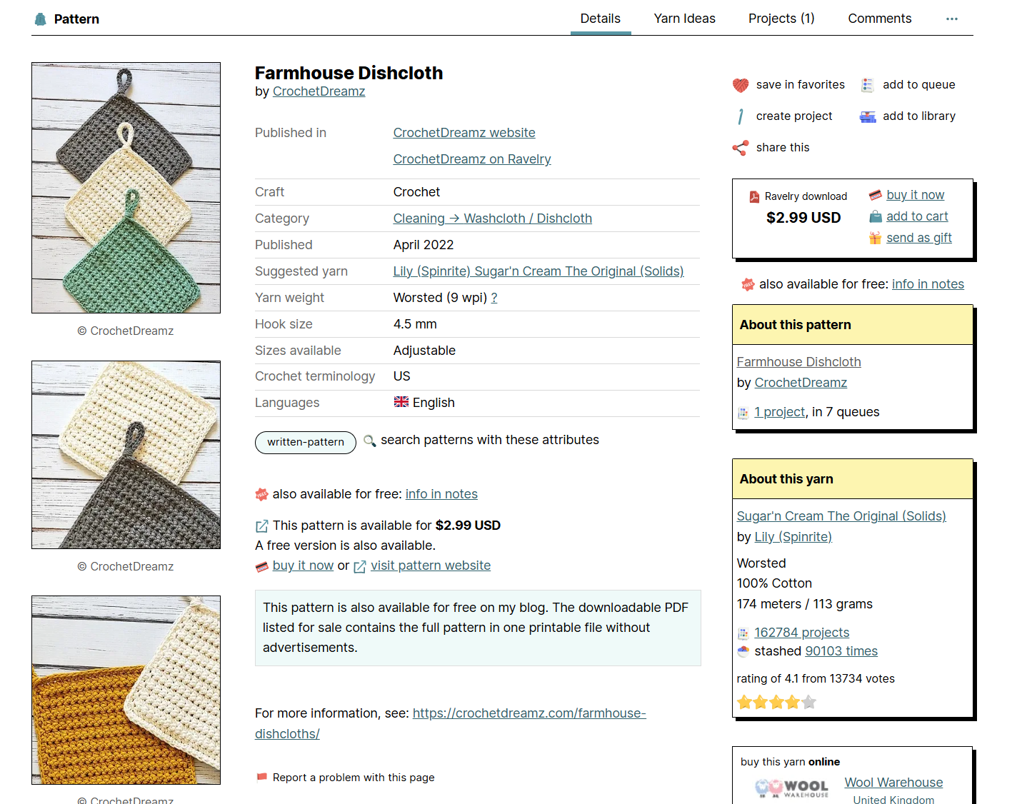 ravelry pattern for beginners