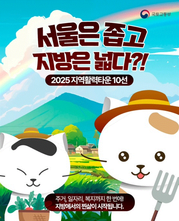 청년 창업, 이제 지방에서! 2025 지역활력타운이 뜨는 5가지 이유(영암·증평·하동편)