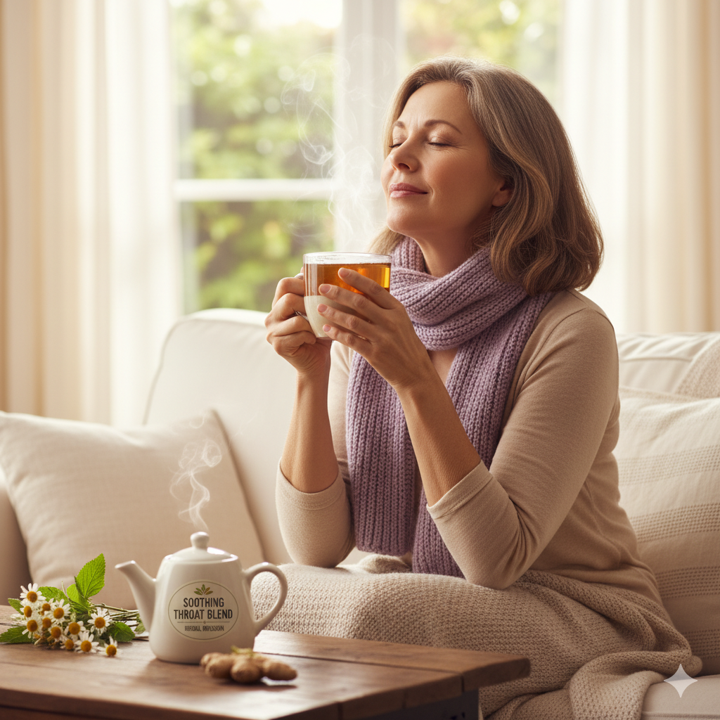 환절기 목감기에 좋은 차 추천