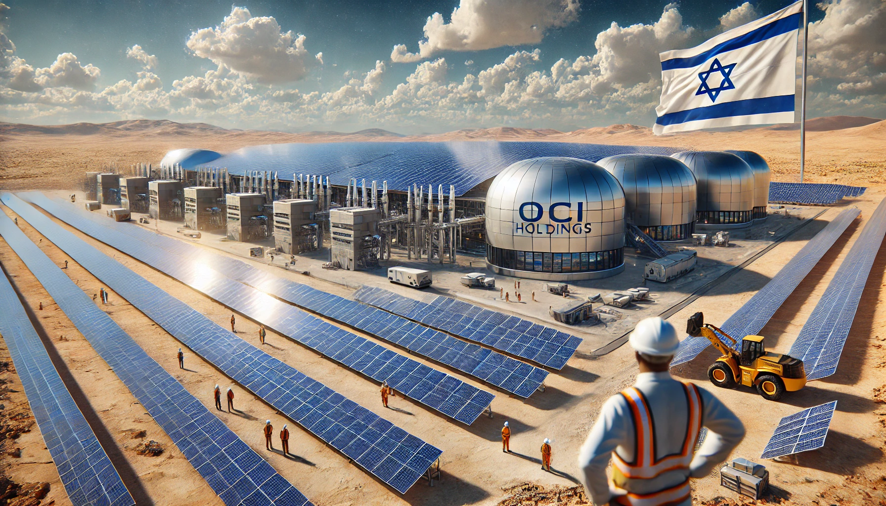 OCI홀딩스, 이스라엘과 태양광 프로젝트 합작법인 설립!