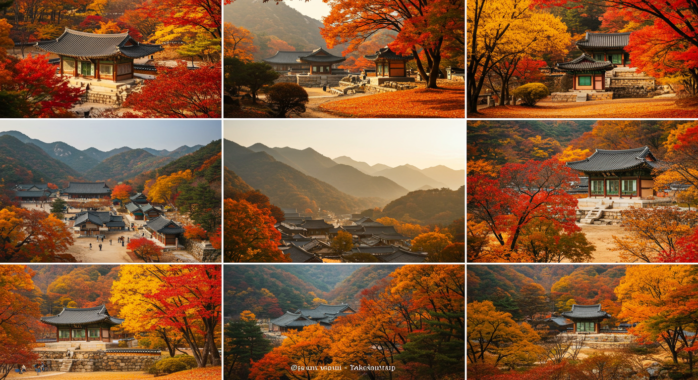 5060세대 가을 국내여행가이드(힐링,명소,숙소)