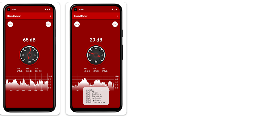 사운드 데시벨 미터